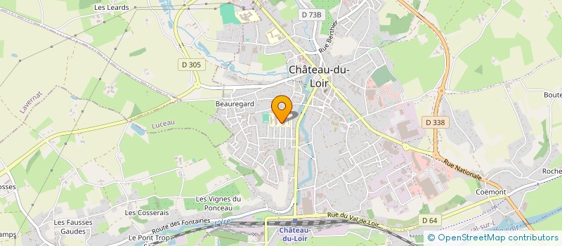 localisation de l'entreprise MADAME EMMA PAVEE  MONTVAL-SUR-LOIR