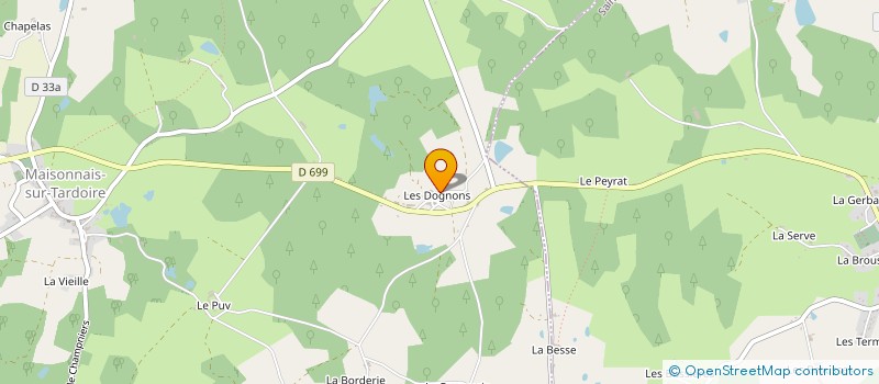 localisation de l'entreprise MADAME EMMA PERCIVAL à MAISONNAIS-SUR-TARDOIRE