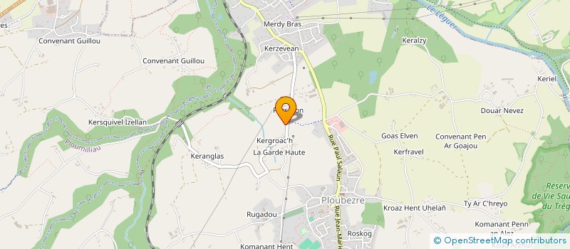 localisation de l'entreprise MADAME EMMA PERE  PLOUBEZRE