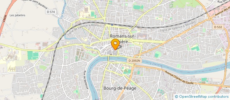 localisation de l'entreprise MADAME EMMA PERNIN à ROMANS-SUR-ISERE