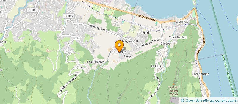 localisation de l'entreprise MADAME EMMA PERNODET  DUINGT