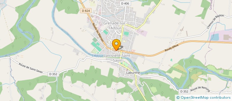 localisation de l'entreprise MADAME EMMA PERRAULT  GRENADE-SUR-L'ADOUR