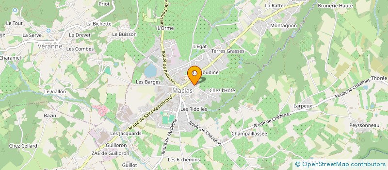 localisation de l'entreprise MADAME EMMA PERRILLAT-CHARLAZ à VERNOSC-LES-ANNONAY