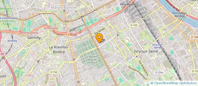 localisation de l'entreprise MADAME EMMA PETILLOT  IVRY-SUR-SEINE