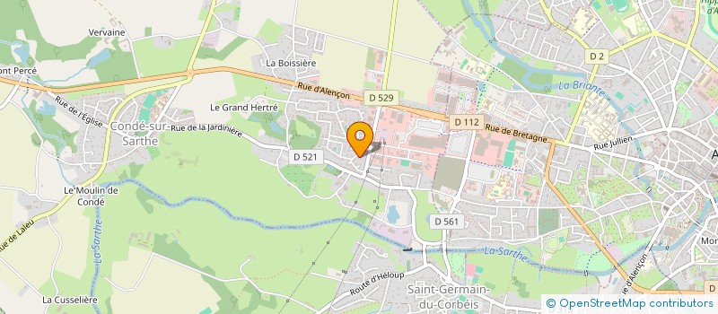 localisation de l'entreprise MADAME EMMA PETRON à CONDE-SUR-SARTHE