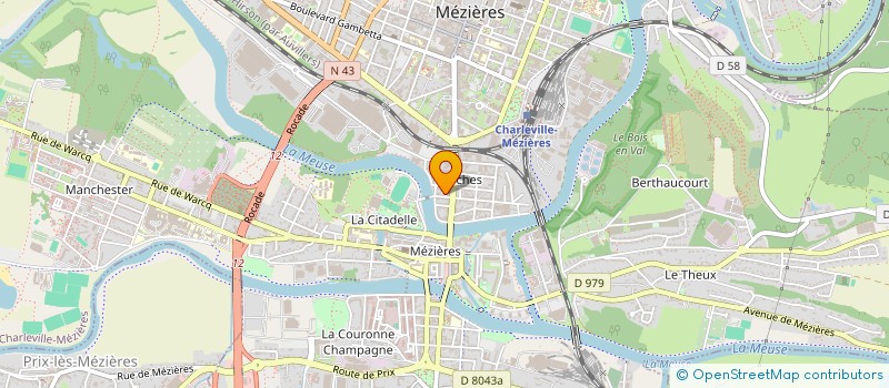 localisation de l'entreprise MADAME EMMA PFRUNNER à CHARLEVILLE-MEZIERES
