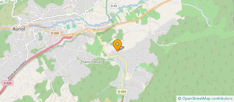 localisation de l'entreprise MADAME EMMA PIANELLI  AURIOL