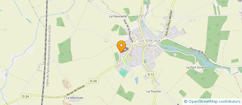 localisation de l'entreprise MADAME EMMA POISSON  LA VILLE-AUX-CLERCS