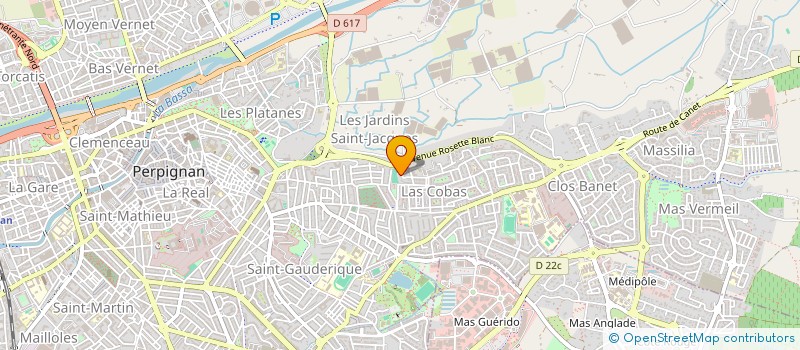 localisation de l'entreprise MADAME EMMA POITE-BLANC  PERPIGNAN