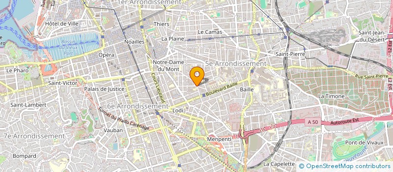 localisation de l'entreprise MADAME EMMA POLLINA à MARSEILLE