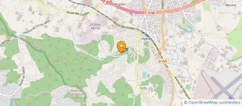 localisation de l'entreprise MADAME EMMA POMARES  HYERES