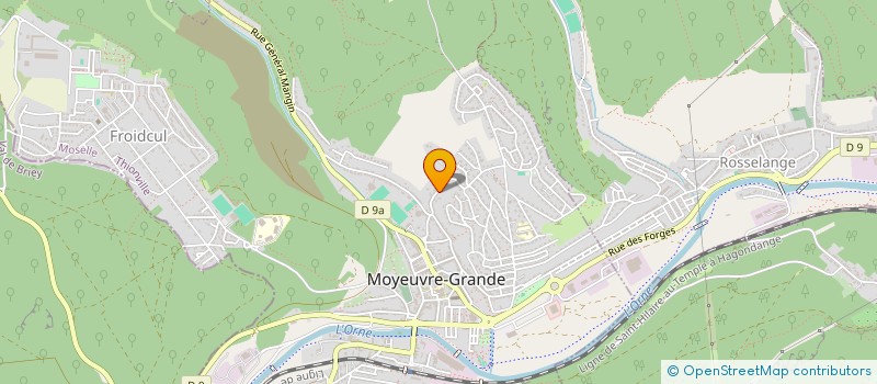 localisation de l'entreprise MADAME EMMA POOS  MOYEUVRE-GRANDE