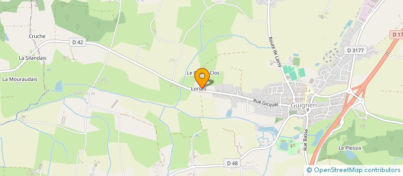 localisation de l'entreprise MADAME EMMA POSTEA  GUIGNEN