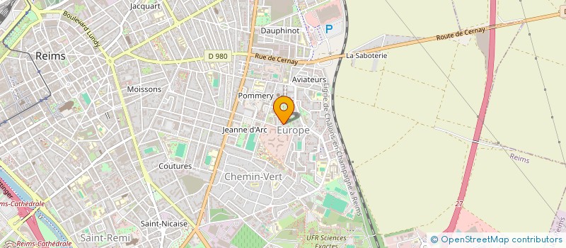 localisation de l'entreprise MADAME EMMA POURRIER à REIMS