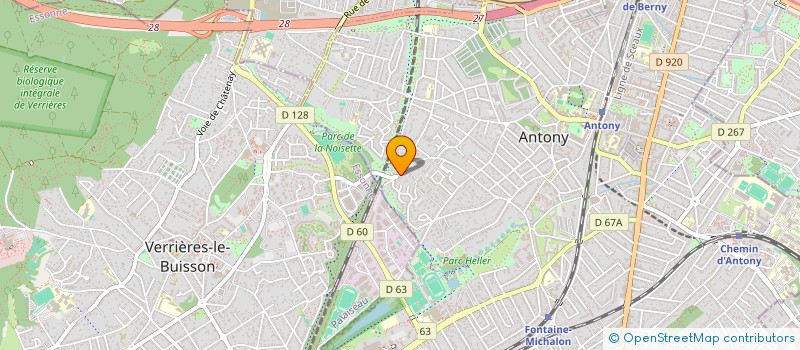 localisation de l'entreprise MADAME EMMA PUGET à ANTONY