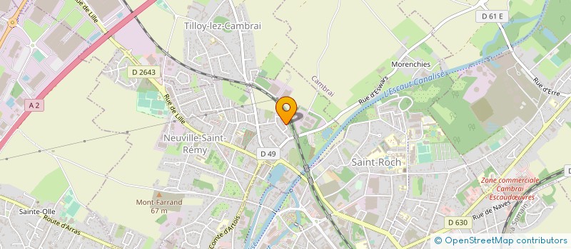 localisation de l'entreprise MADAME EMMA QUERSIN  ESCAUDUVRES