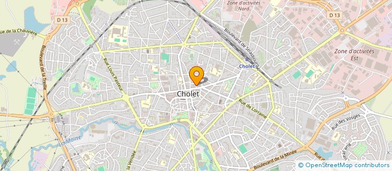 localisation de l'entreprise MADAME EMMA RABINEAU à CHOLET