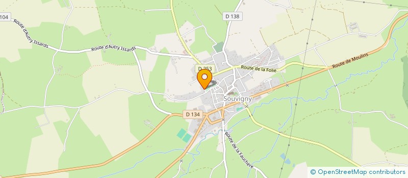 localisation de l'entreprise MADAME EMMA REUTENAUER  SOUVIGNY