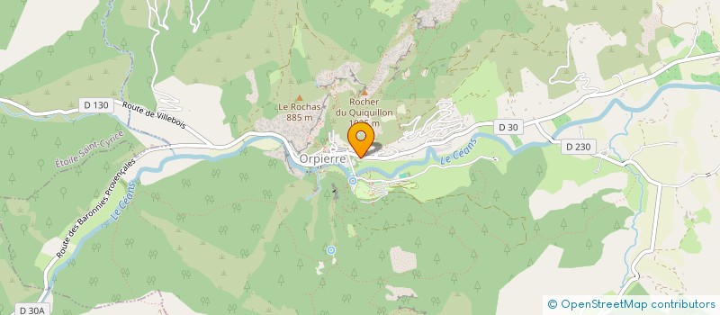 localisation de l'entreprise MADAME EMMA REYNAUD  ORPIERRE