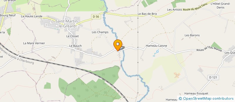 localisation de l'entreprise MADAME EMMA RICHOT  SAINT-MARTIN-LE-GREARD