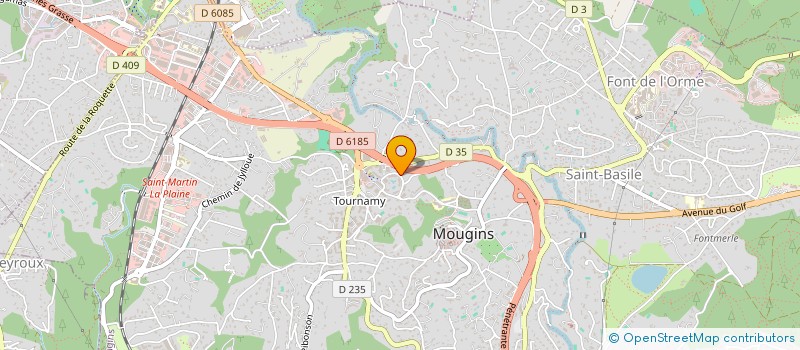 localisation de l'entreprise MADAME EMMA RIOUALL  MOUGINS