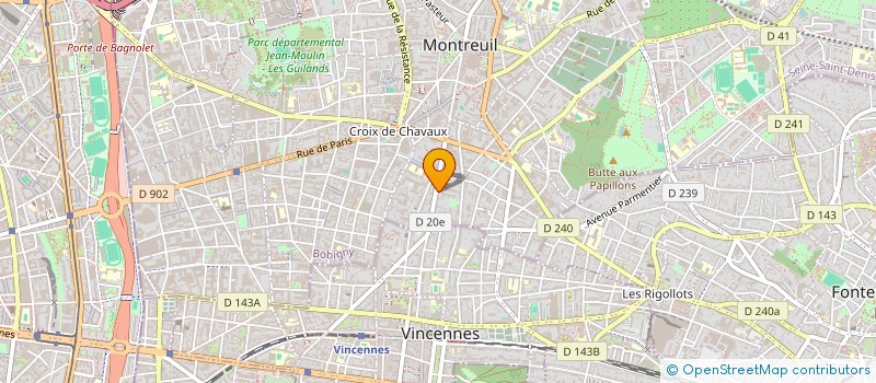 localisation de l'entreprise MADAME EMMA RIVIERA  PARIS