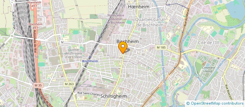 localisation de l'entreprise MADAME EMMA ROMAN-BURY  BISCHHEIM