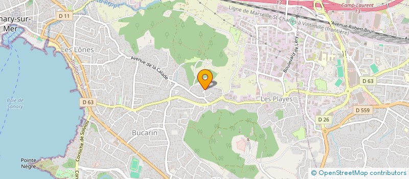 localisation de l'entreprise MADAME EMMA ROSSI à SIX FOURS LES PLAGES