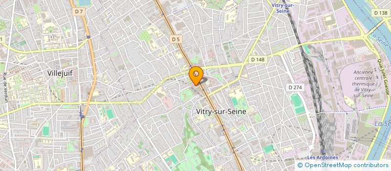 localisation de l'entreprise MADAME EMMA ROSSIGNOL à VITRY-SUR-SEINE