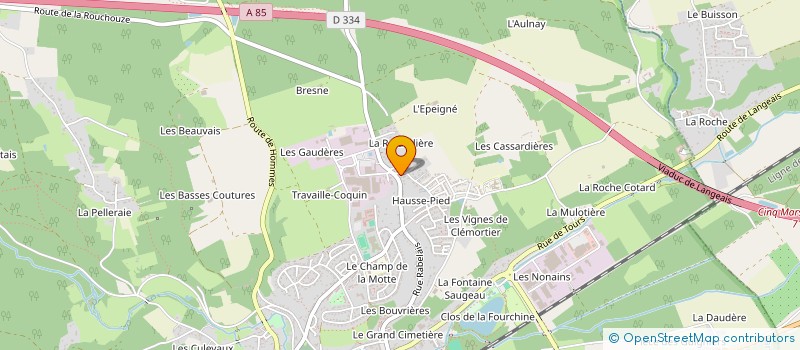 localisation de l'entreprise MADAME EMMA ROUSSEAU  LANGEAIS