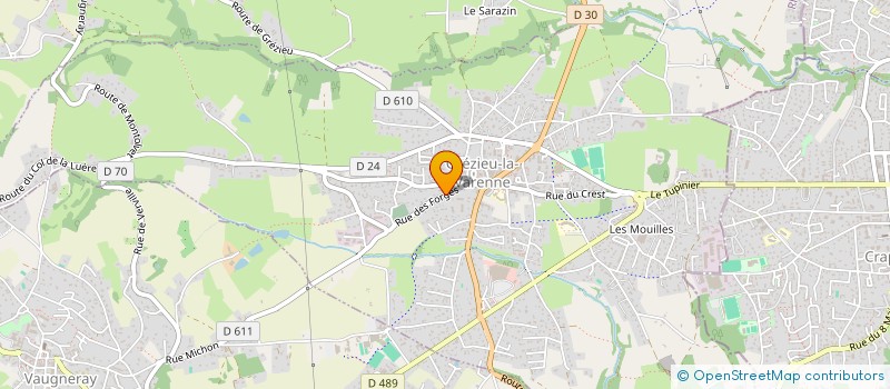 localisation de l'entreprise MADAME EMMA ROUSSY  GREZIEU-LA-VARENNE