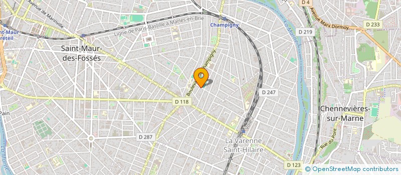 localisation de l'entreprise MADAME EMMA RUIZ  SAINT-MAUR-DES-FOSSES