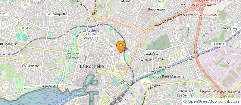 localisation de l'entreprise MADAME EMMA SADOU  LA ROCHELLE