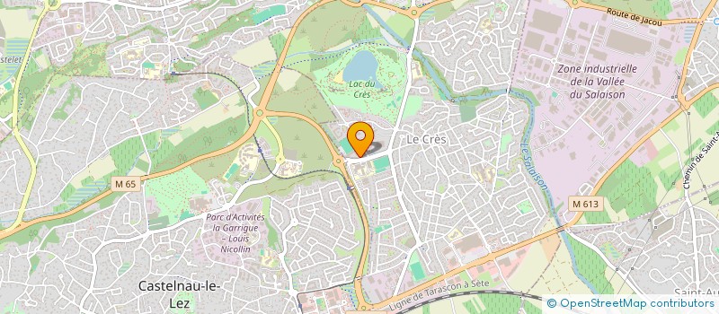 localisation de l'entreprise MADAME EMMA SAGNA  LE CRES