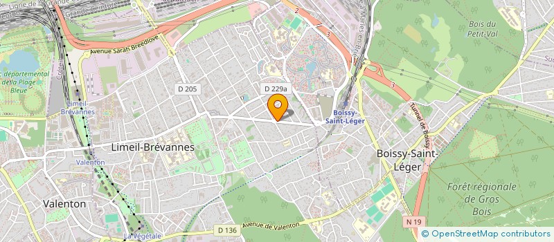 localisation de l'entreprise MADAME EMMA SAINT-GENIES  LIMEIL-BREVANNES