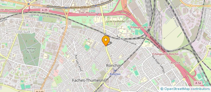 localisation de l'entreprise MADAME EMMA SANCHEZ  RONCHIN