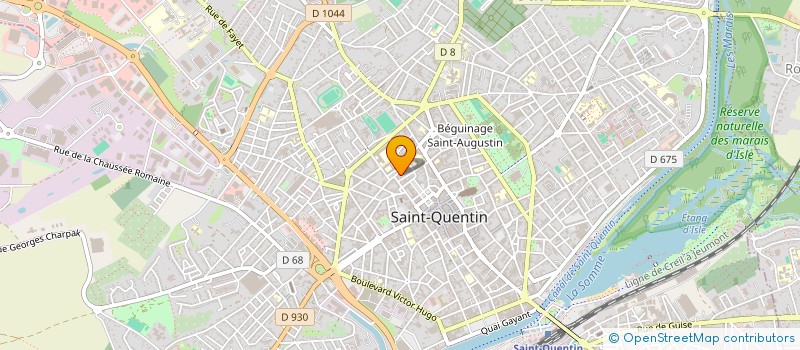 localisation de l'entreprise MADAME EMMA SANCHEZ à SAINT-QUENTIN