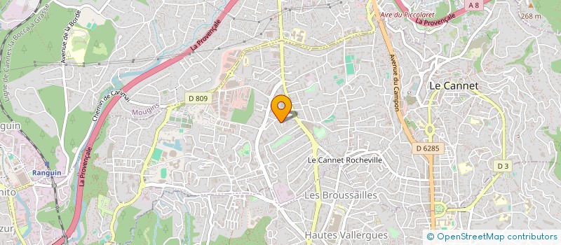 localisation de l'entreprise MADAME EMMA SANTERRE à LE CANNET