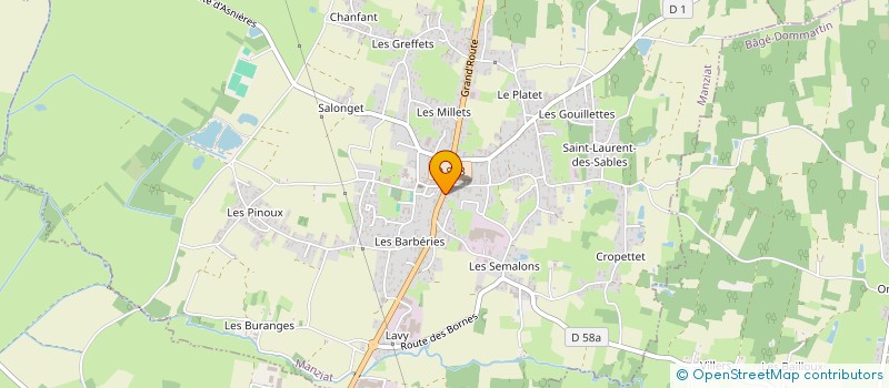 localisation de l'entreprise MADAME EMMA SARRIEN à MANZIAT