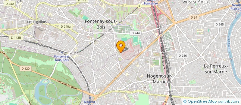 localisation de l'entreprise MADAME EMMA SAUTRON à FONTENAY-SOUS-BOIS