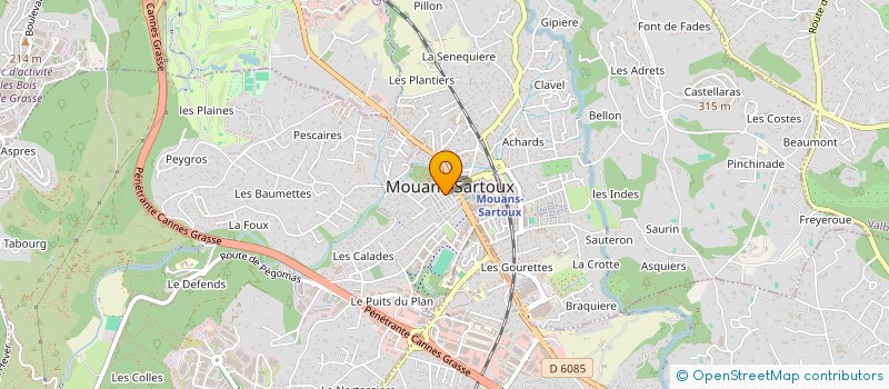 localisation de l'entreprise MADAME EMMA SEDLACEK  MOUANS-SARTOUX