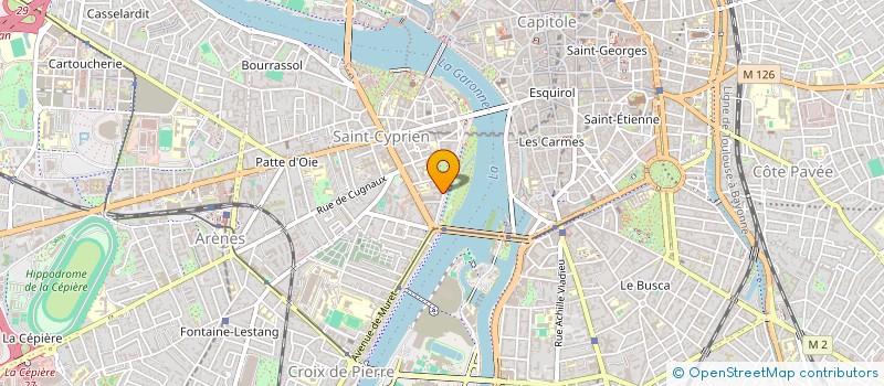 localisation de l'entreprise MADAME EMMA SERRANO  TOULOUSE