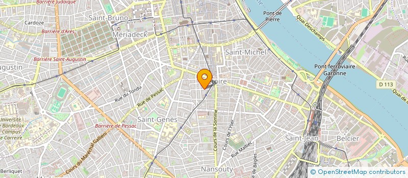 localisation de l'entreprise MADAME EMMA SERRAO à BORDEAUX