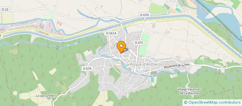 localisation de l'entreprise MADAME EMMA SERRUS  LA ROQUE-D'ANTHERON