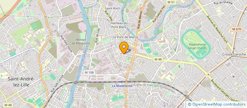 localisation de l'entreprise MADAME EMMA SEUX à MARCQ-EN-BARŒUL