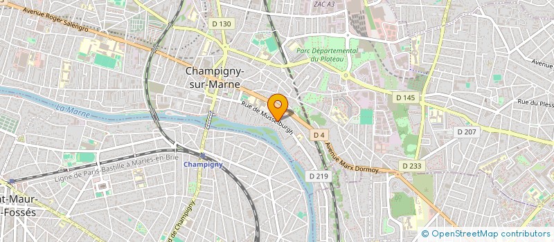 localisation de l'entreprise MADAME EMMA SFEZ à CHAMPIGNY-SUR-MARNE