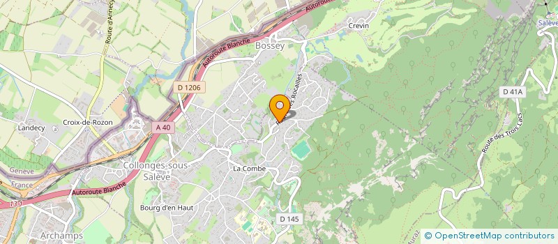 localisation de l'entreprise MADAME EMMA SHARP  COLLONGES-SOUS-SALEVE