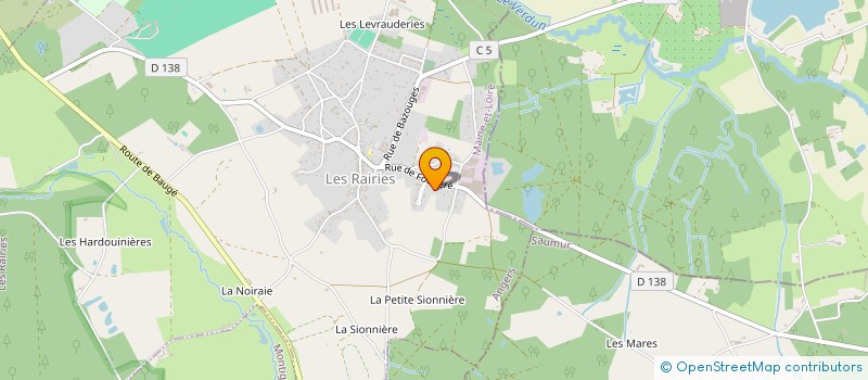 localisation de l'entreprise MADAME EMMA SOUQUET  LES RAIRIES