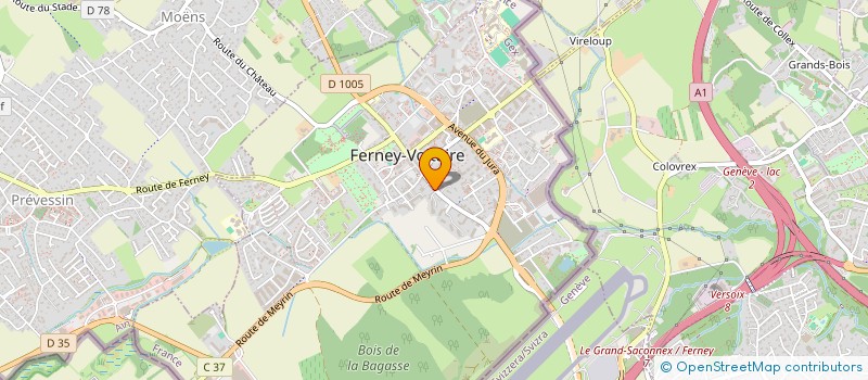 localisation de l'entreprise MADAME EMMA SYRAT à FERNEY-VOLTAIRE