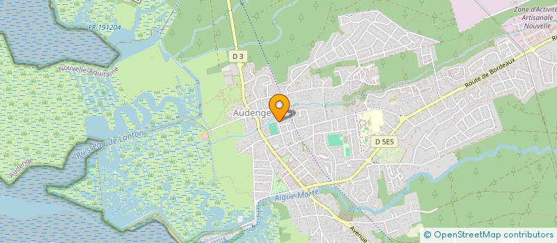 localisation de l'entreprise MADAME EMMA TAINTURIER  AUDENGE